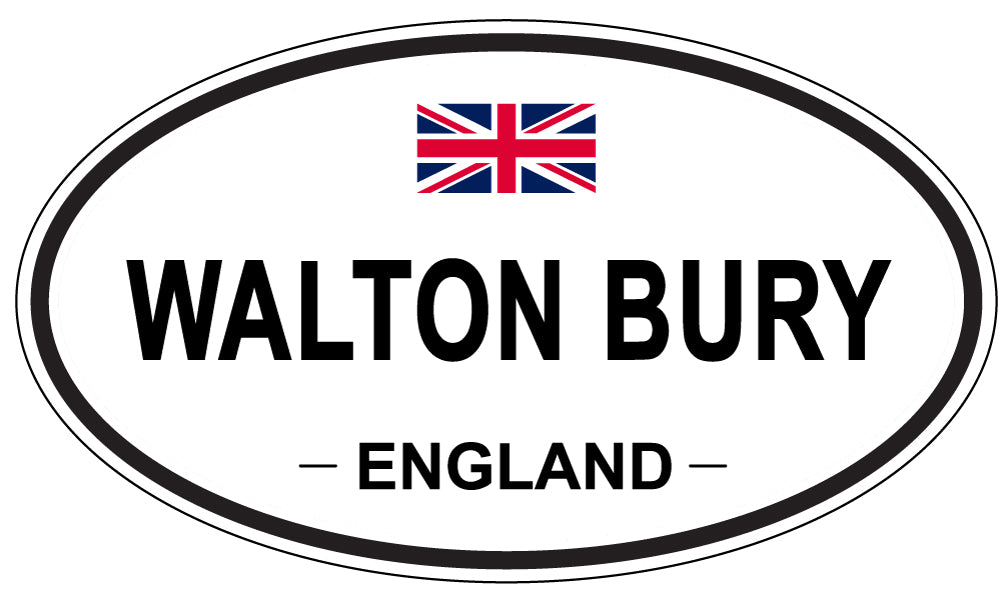 WALTON BURY, England - Oval Magnet