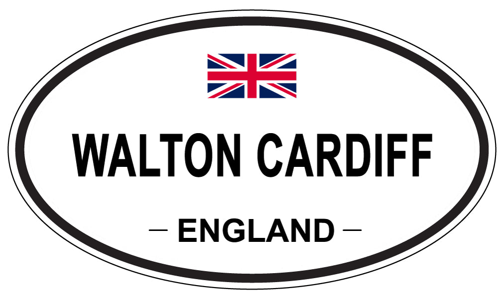 WALTON CARDIFF, England - Oval Magnet