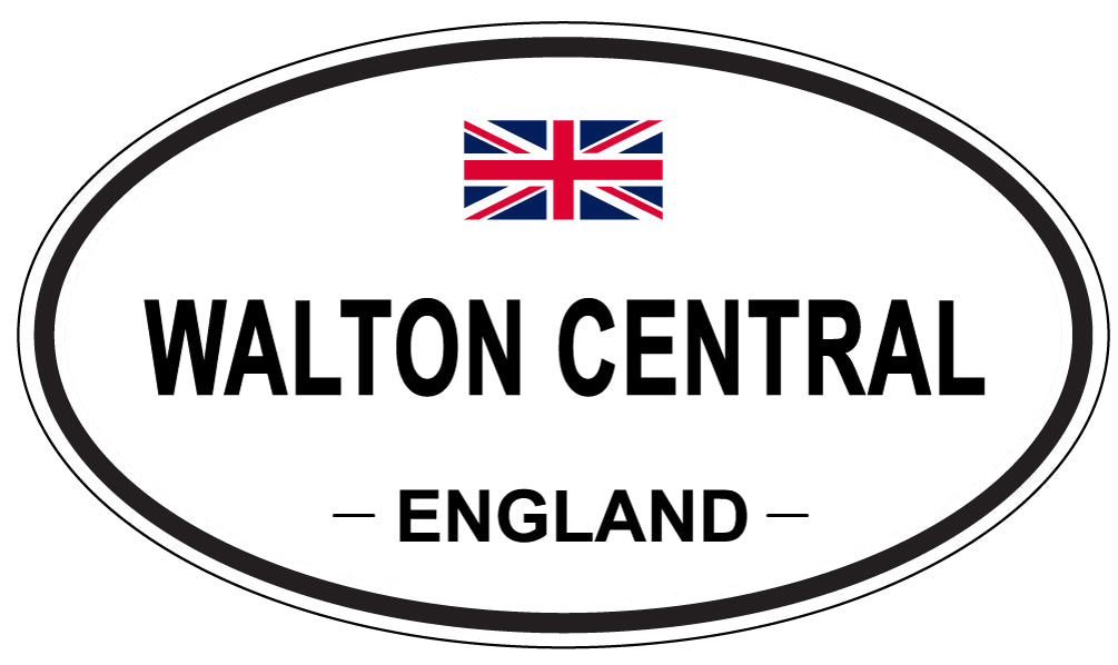 WALTON CENTRAL, England - Oval Magnet