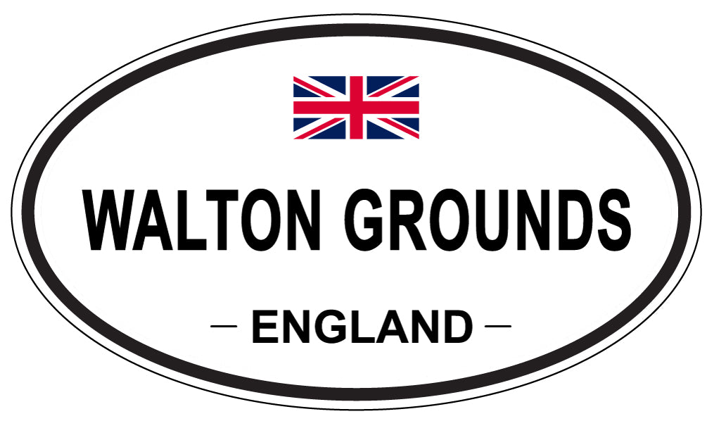 WALTON GROUNDS, England - Oval Magnet