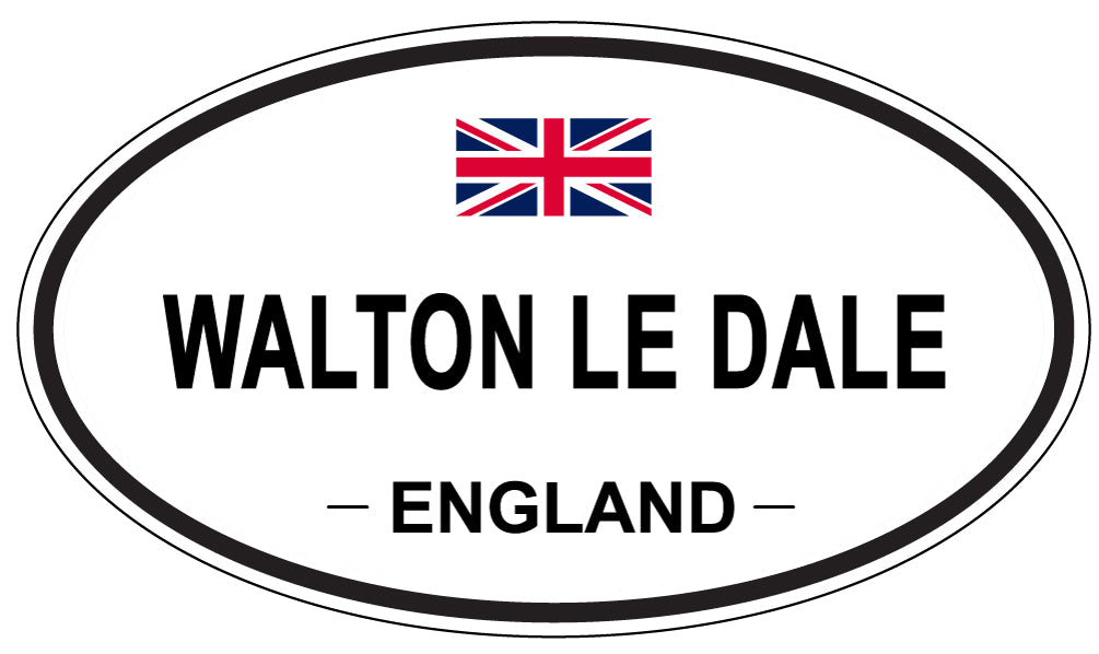 WALTON LE DALE, England - Oval Magnet