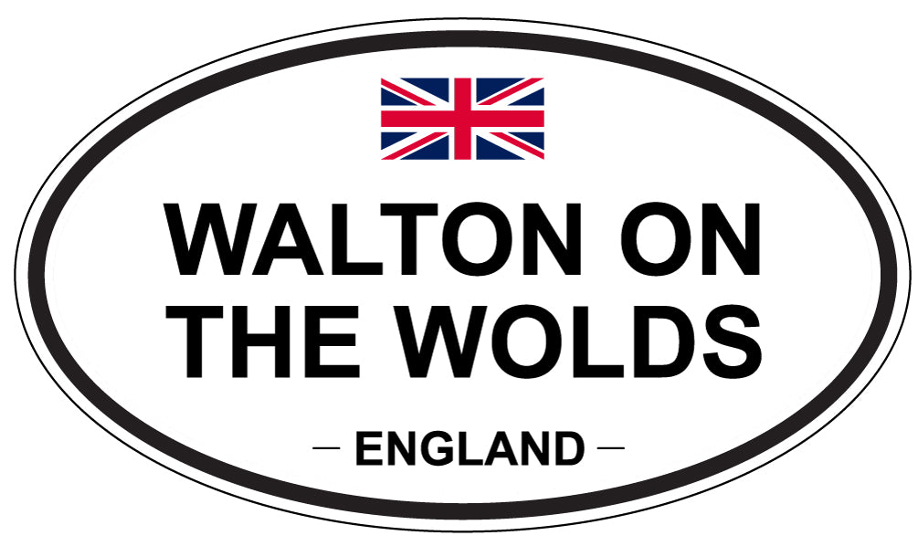 WALTON ON THE WOLDS, England - Oval Magnet