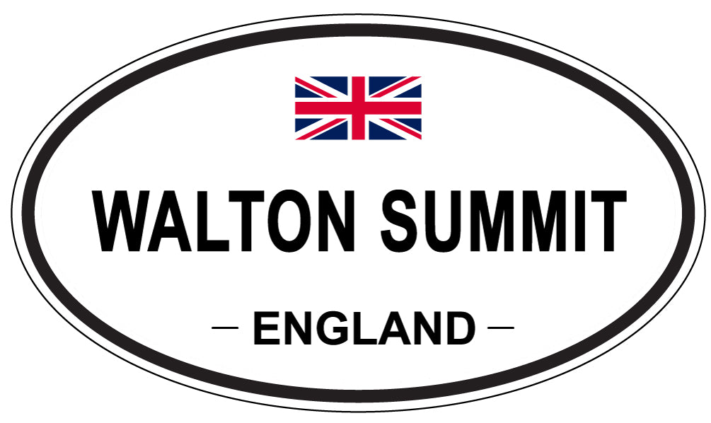 WALTON SUMMIT, England - Oval Magnet