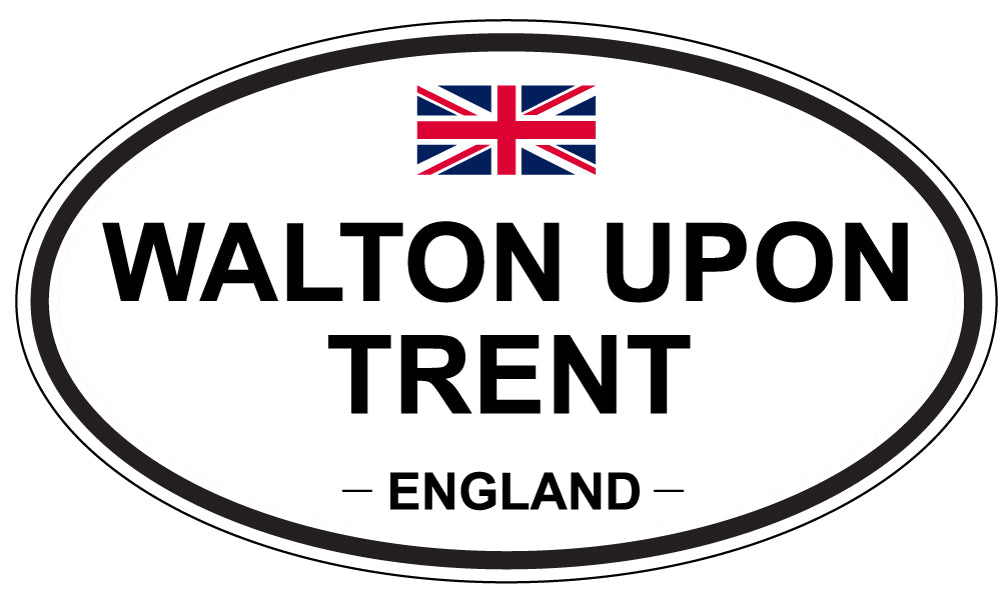 WALTON UPON TRENT, England - Oval Magnet