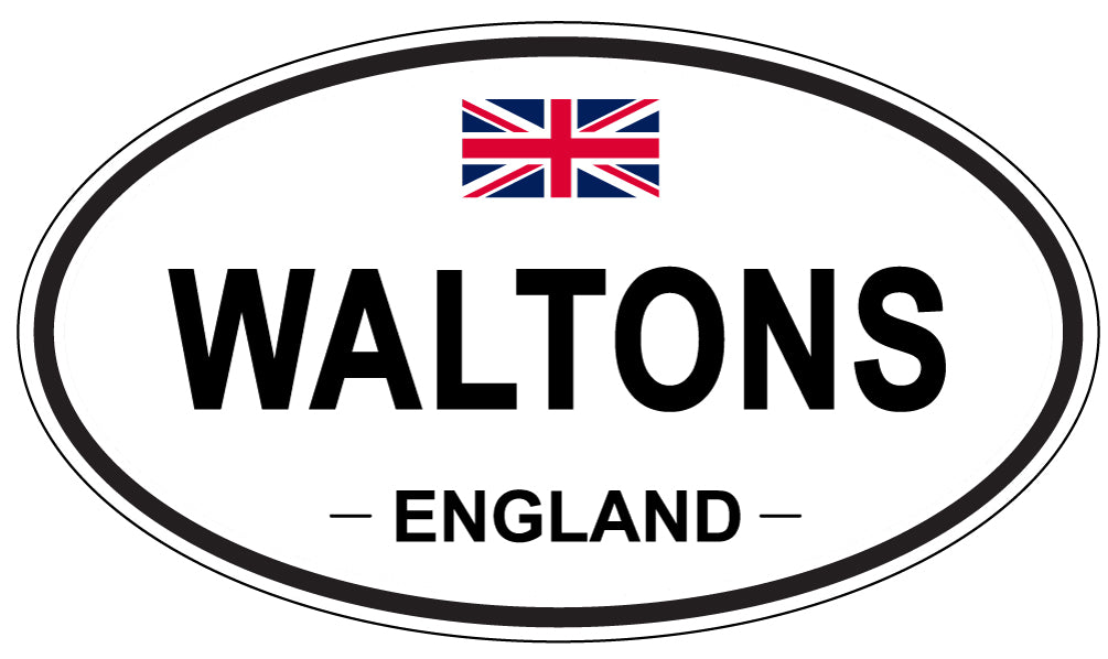 WALTONS, England - Oval Magnet