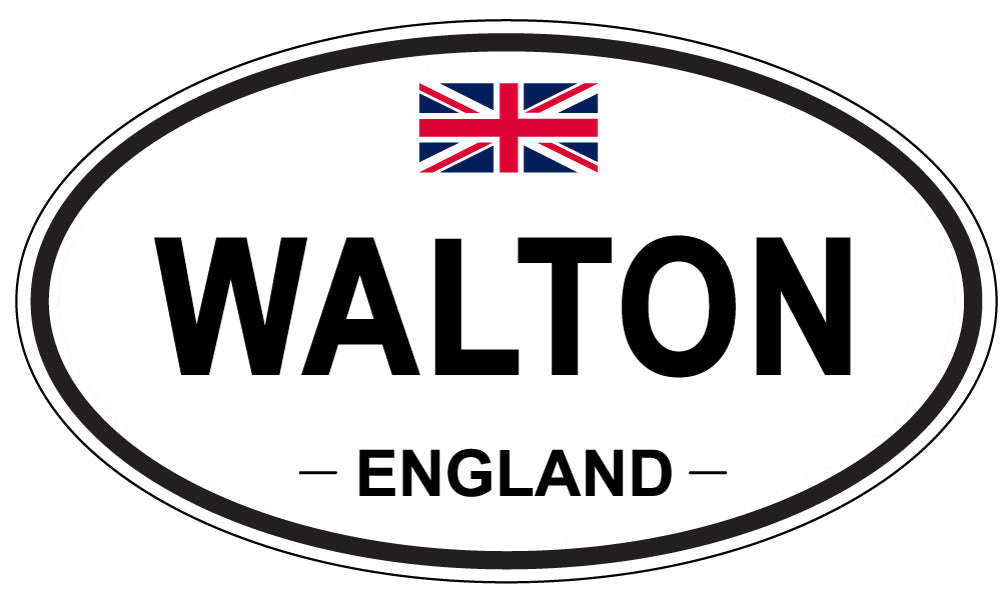 WALTON, England - Oval Magnet