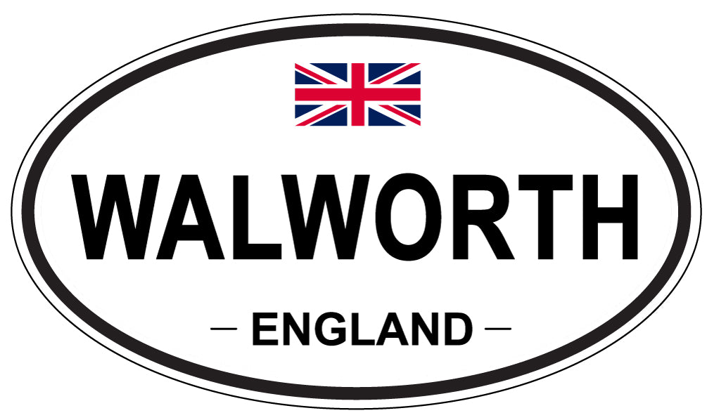 WALWORTH, England - Oval Magnet