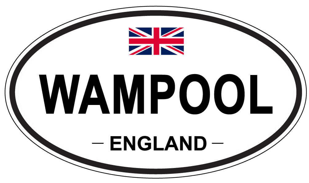WAMPOOL, England - Oval Magnet