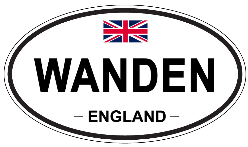 WANDEN, England - Oval Magnet