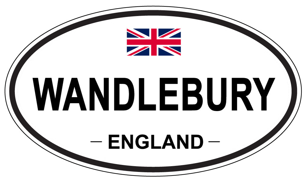 WANDLEBURY, England - Oval Magnet
