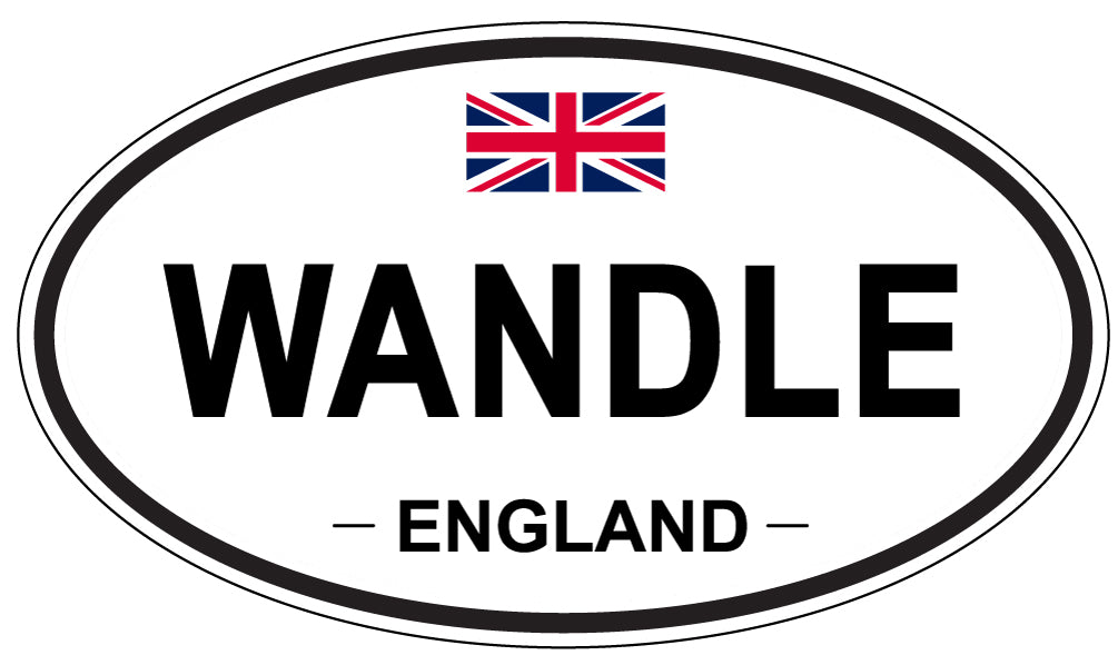 WANDLE, England - Oval Magnet