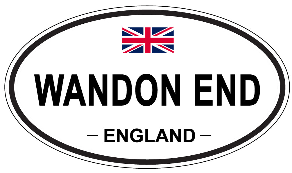 WANDON END, England - Oval Magnet