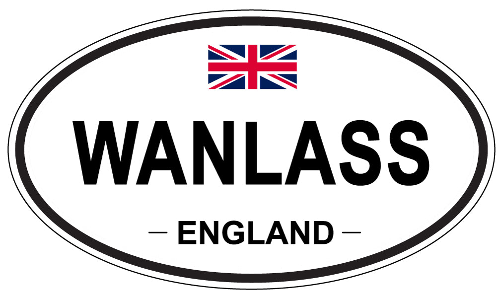 WANLASS, England - Oval Magnet