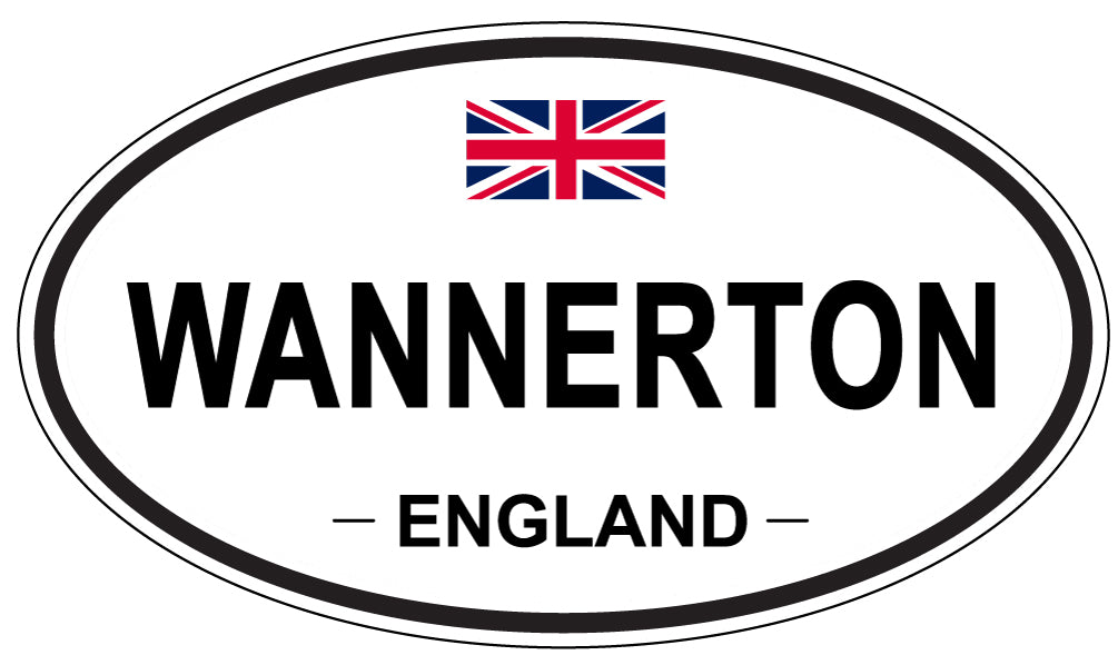WANNERTON, England - Oval Magnet