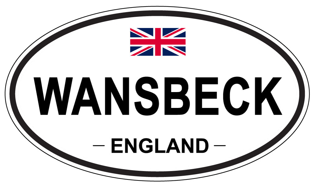 WANSBECK, England - Oval Magnet