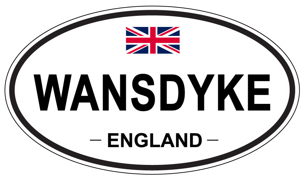 WANSDYKE, England - Oval Magnet
