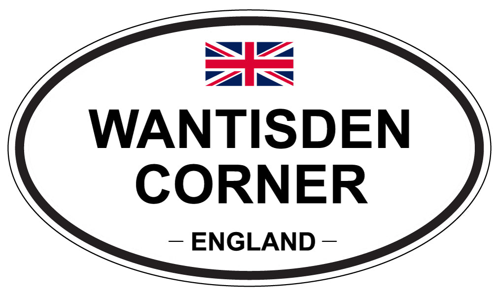 WANTISDEN CORNER, England - Oval Magnet