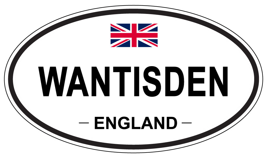 WANTISDEN, England - Oval Magnet