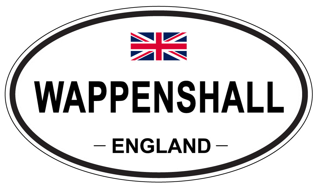 WAPPENSHALL, England - Oval Magnet
