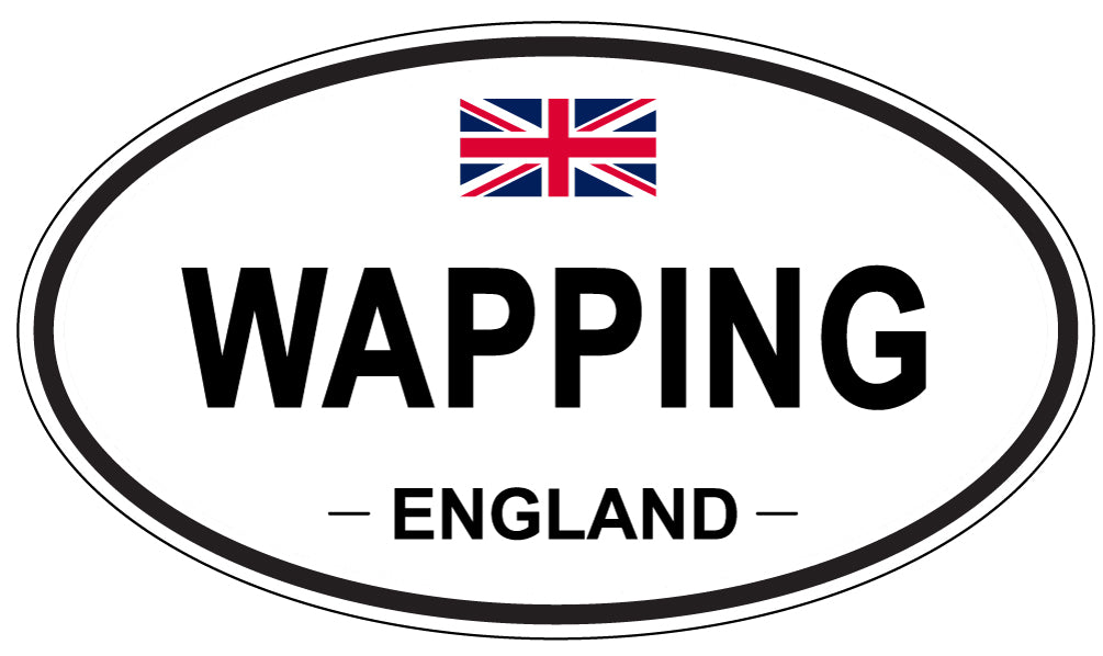 WAPPING, England - Oval Magnet