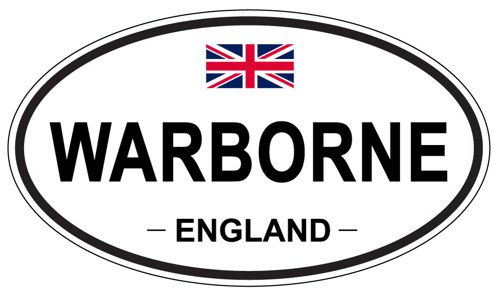 WARBORNE, England - Oval Magnet
