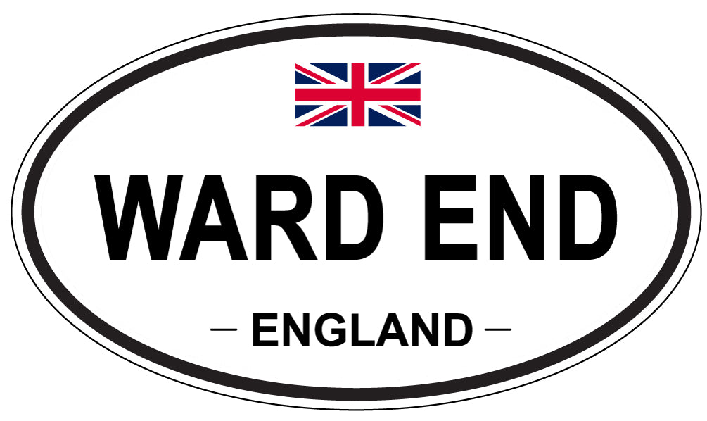 WARD END, England - Oval Magnet