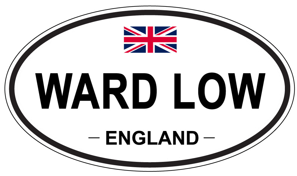 WARD LOW, England - Oval Magnet