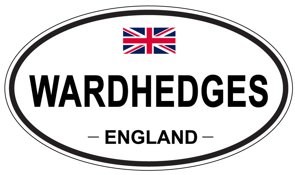 WARDHEDGES, England - Oval Magnet