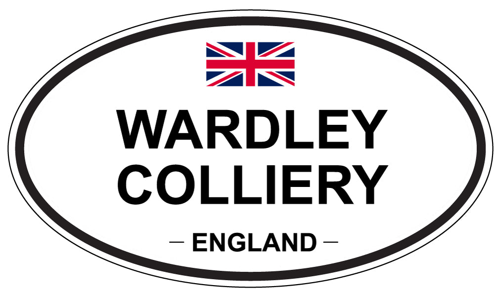 WARDLEY COLLIERY, England - Oval Magnet