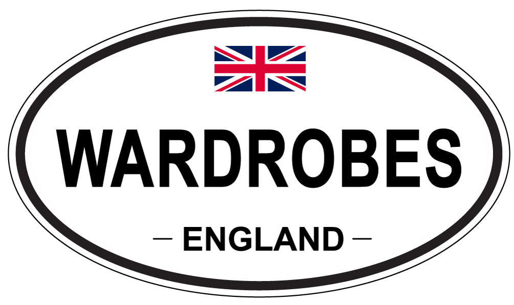 WARDROBES, England - Oval Magnet