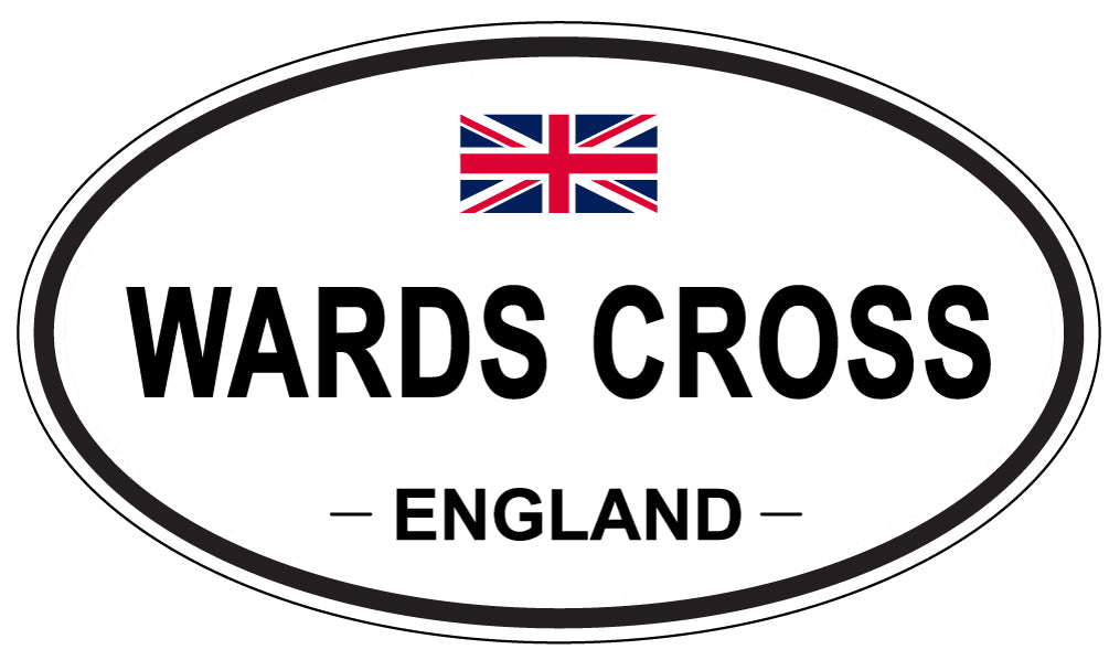 WARDS CROSS, England - Oval Magnet