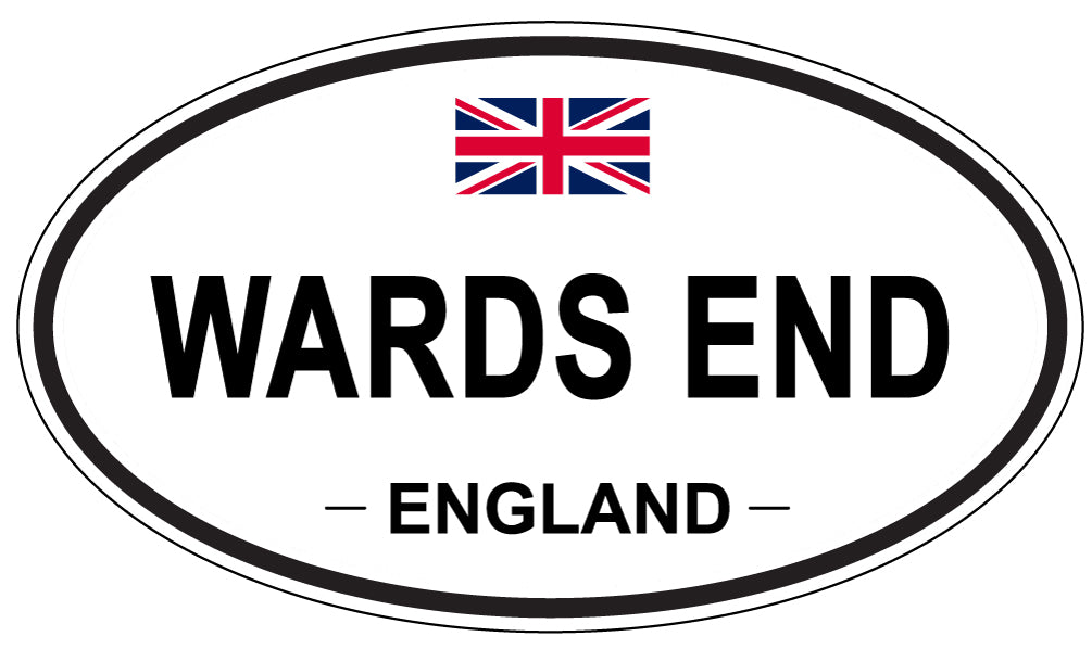 WARDS END, England - Oval Magnet