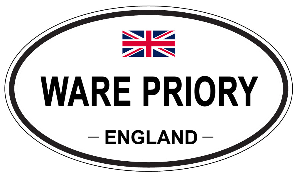 WARE PRIORY, England - Oval Magnet