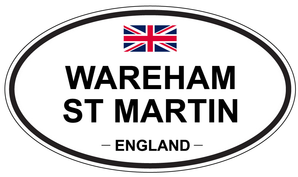WAREHAM ST MARTIN, England - Oval Magnet