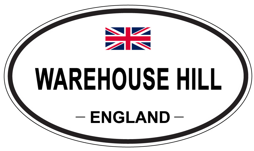 WAREHOUSE HILL, England - Oval Magnet