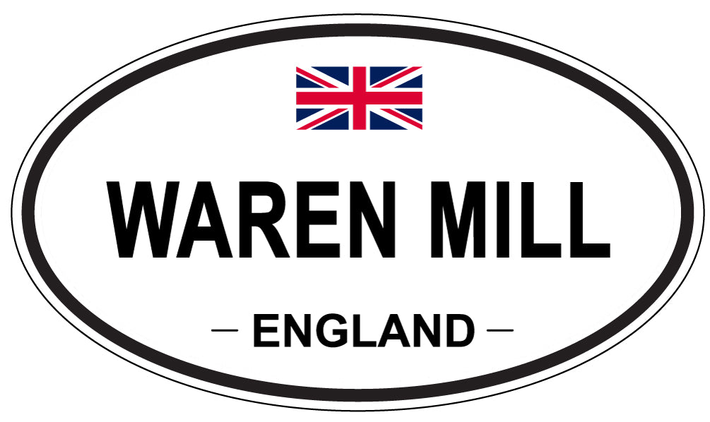WAREN MILL, England - Oval Magnet