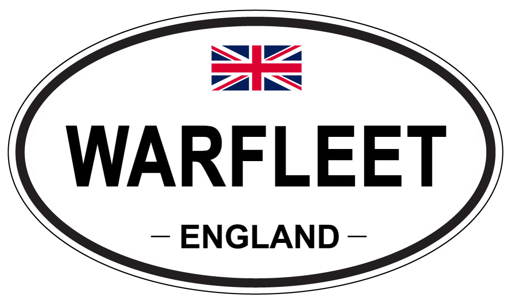 WARFLEET, England - Oval Magnet