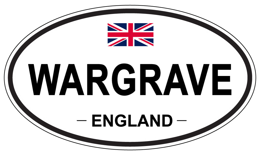 WARGRAVE, England - Oval Magnet