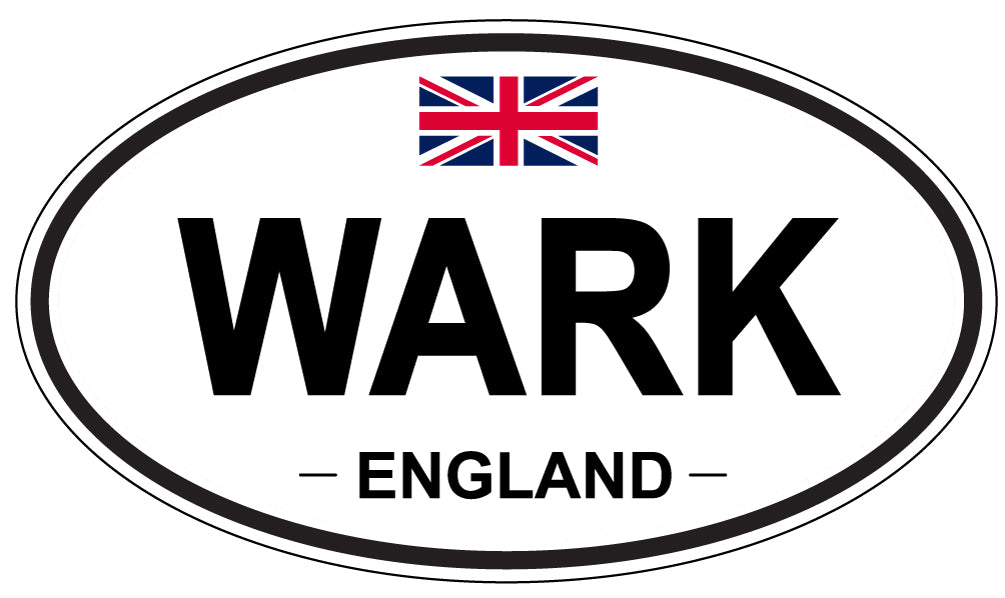 WARK, England - Oval Magnet