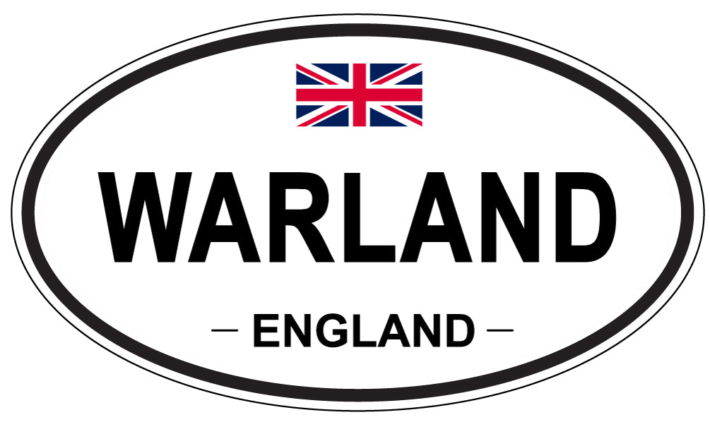 WARLAND, England - Oval Magnet