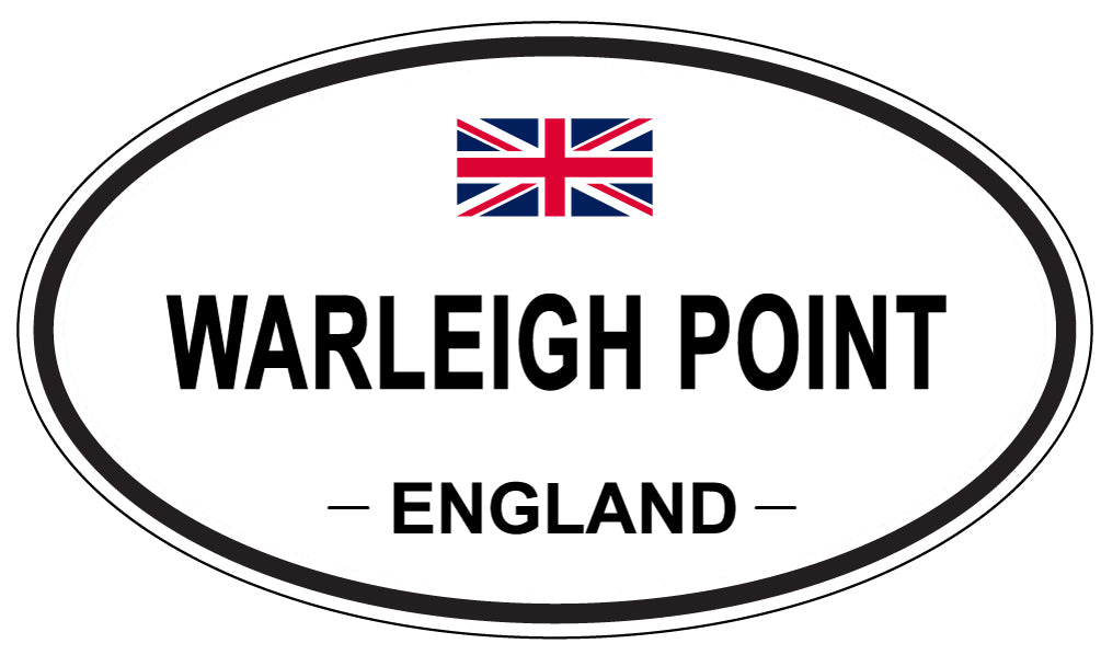 WARLEIGH POINT, England - Oval Magnet