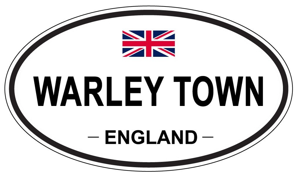 WARLEY TOWN, England - Oval Magnet