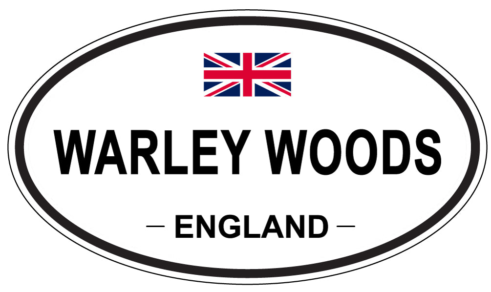WARLEY WOODS, England - Oval Magnet