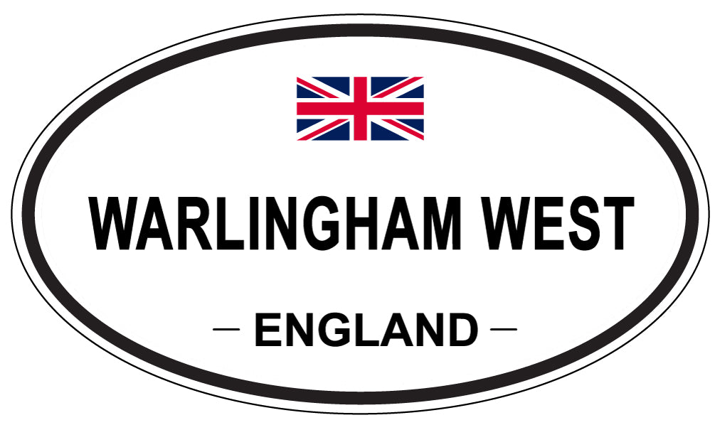 WARLINGHAM WEST, England - Oval Magnet