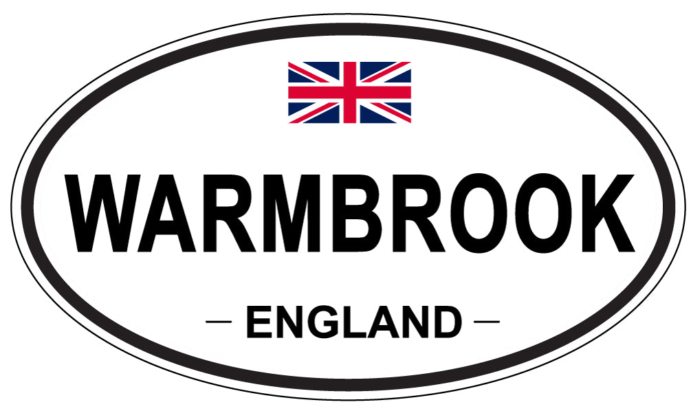 WARMBROOK, England - Oval Magnet