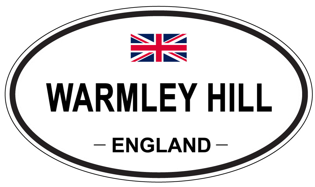WARMLEY HILL, England - Oval Magnet