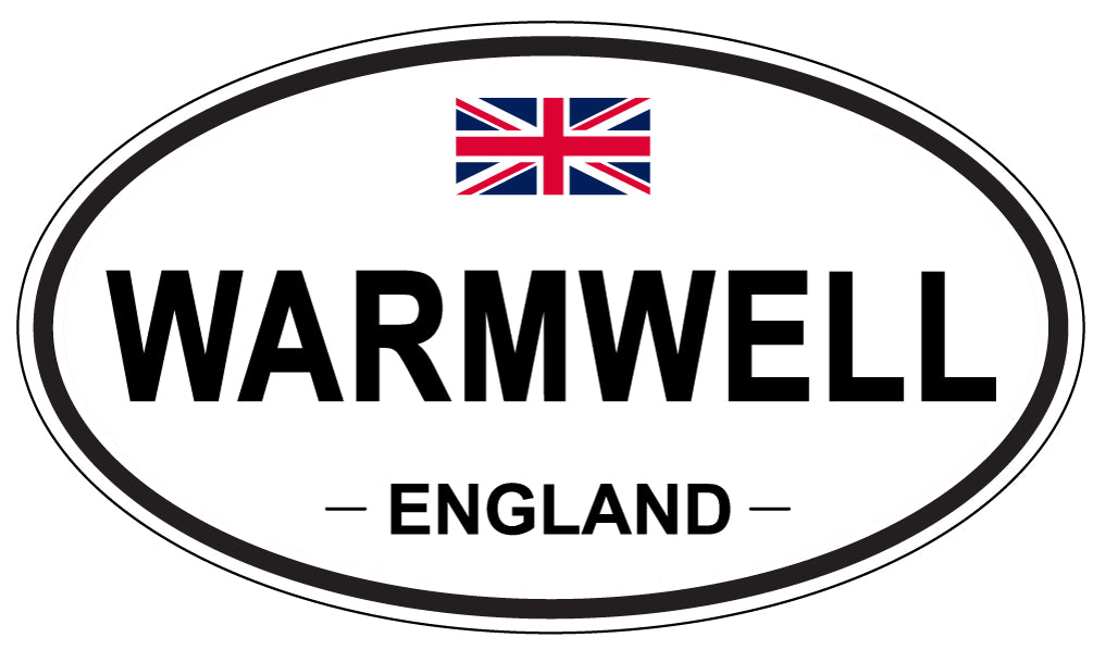 WARMWELL, England - Oval Magnet