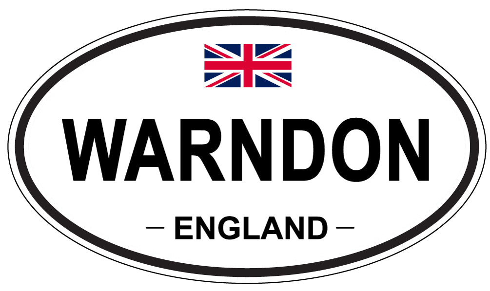 WARNDON, England - Oval Magnet