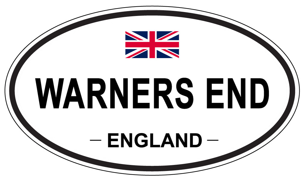 WARNERS END, England - Oval Magnet