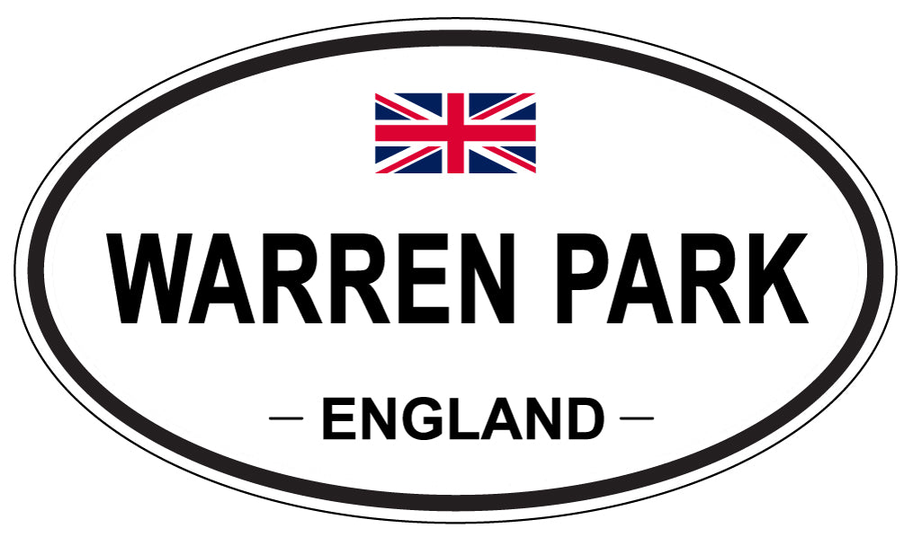 WARREN PARK, England - Oval Magnet